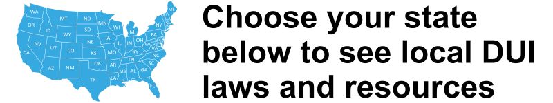 Local DUI Laws And Resources By State