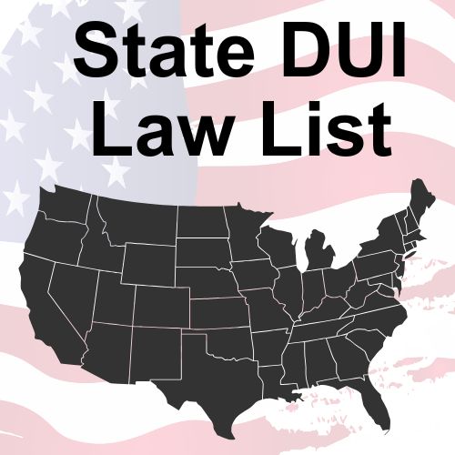 State DUI Law List